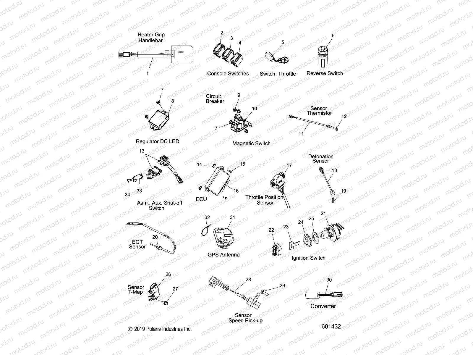 ELECTRICAL | ELECTRICAL, SWITCHES, SENSORS and COMPONENTS - S20EFT8PS/EFN8PS ALL OPTIONS (601432)