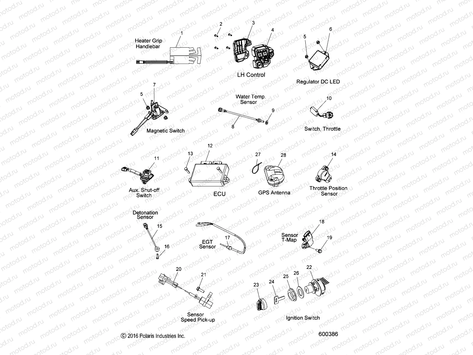 ELECTRICAL | ELECTRICAL, SWITCHES, SENSORS and COMPONENTS - S20EKP6PS/6PE (600386)