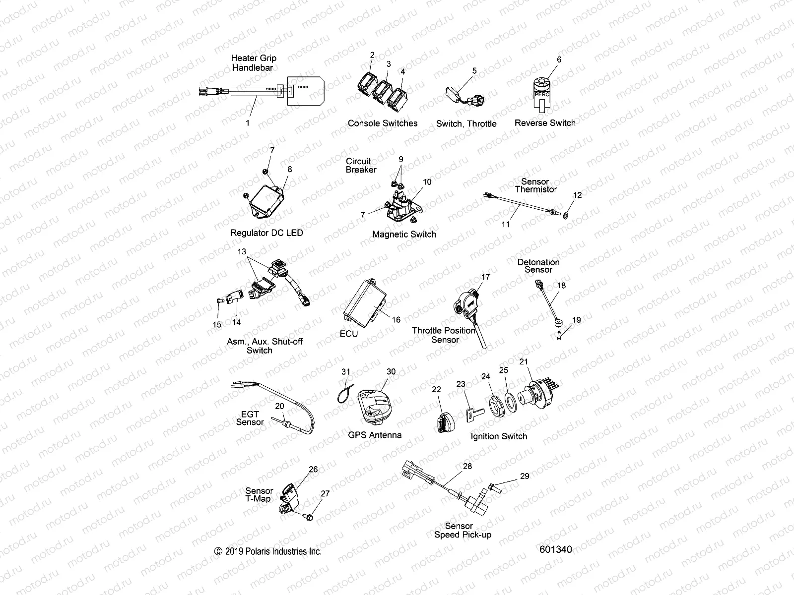 ELECTRICAL | ELECTRICAL, SWITCHES, SENSORS and COMPONENTS - S21EFK6PS/6PE (601340)