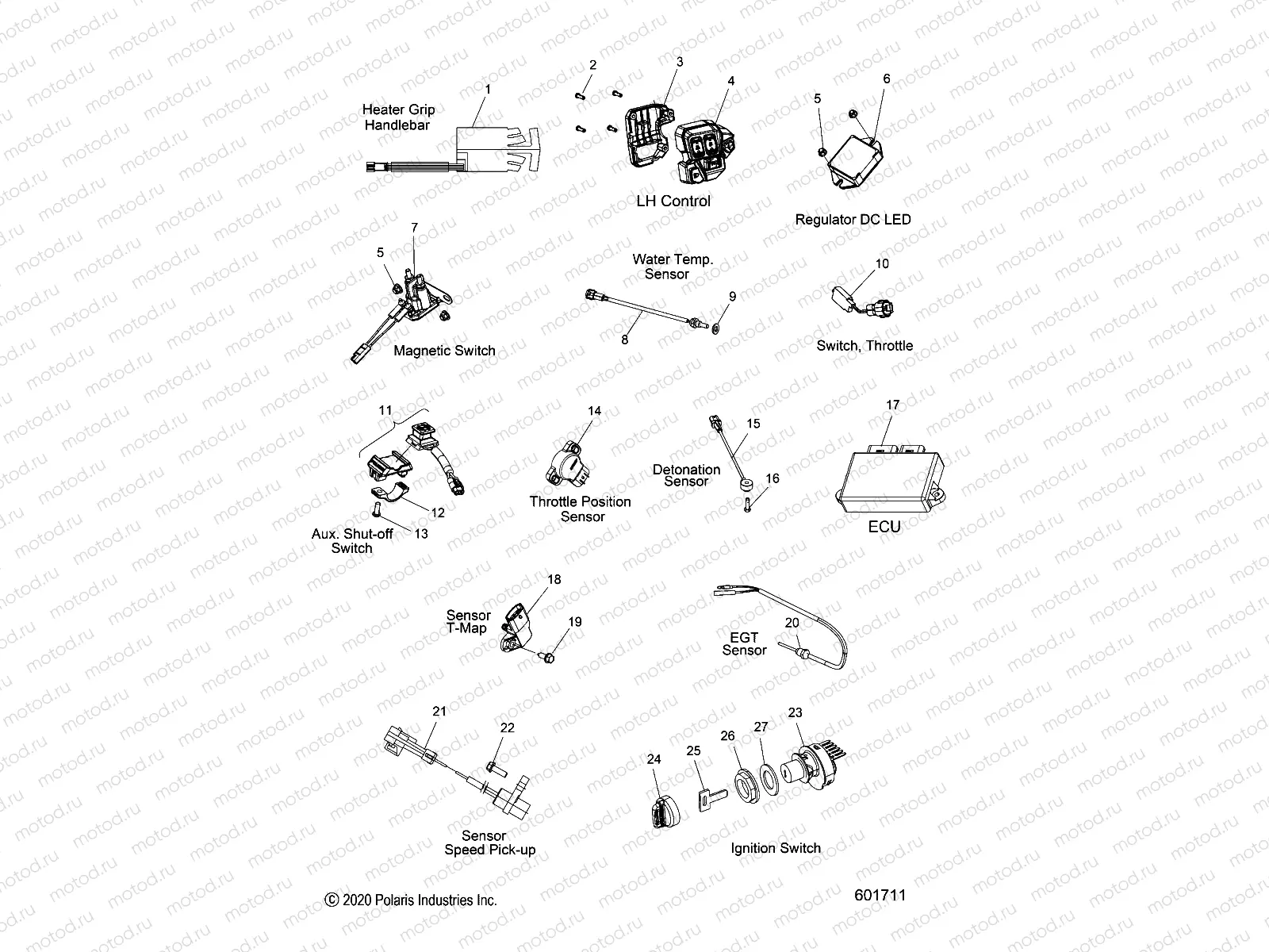 ELECTRICAL | ELECTRICAL, SWITCHES, SENSORS and COMPONENTS - S22EKB6PSL (601711)