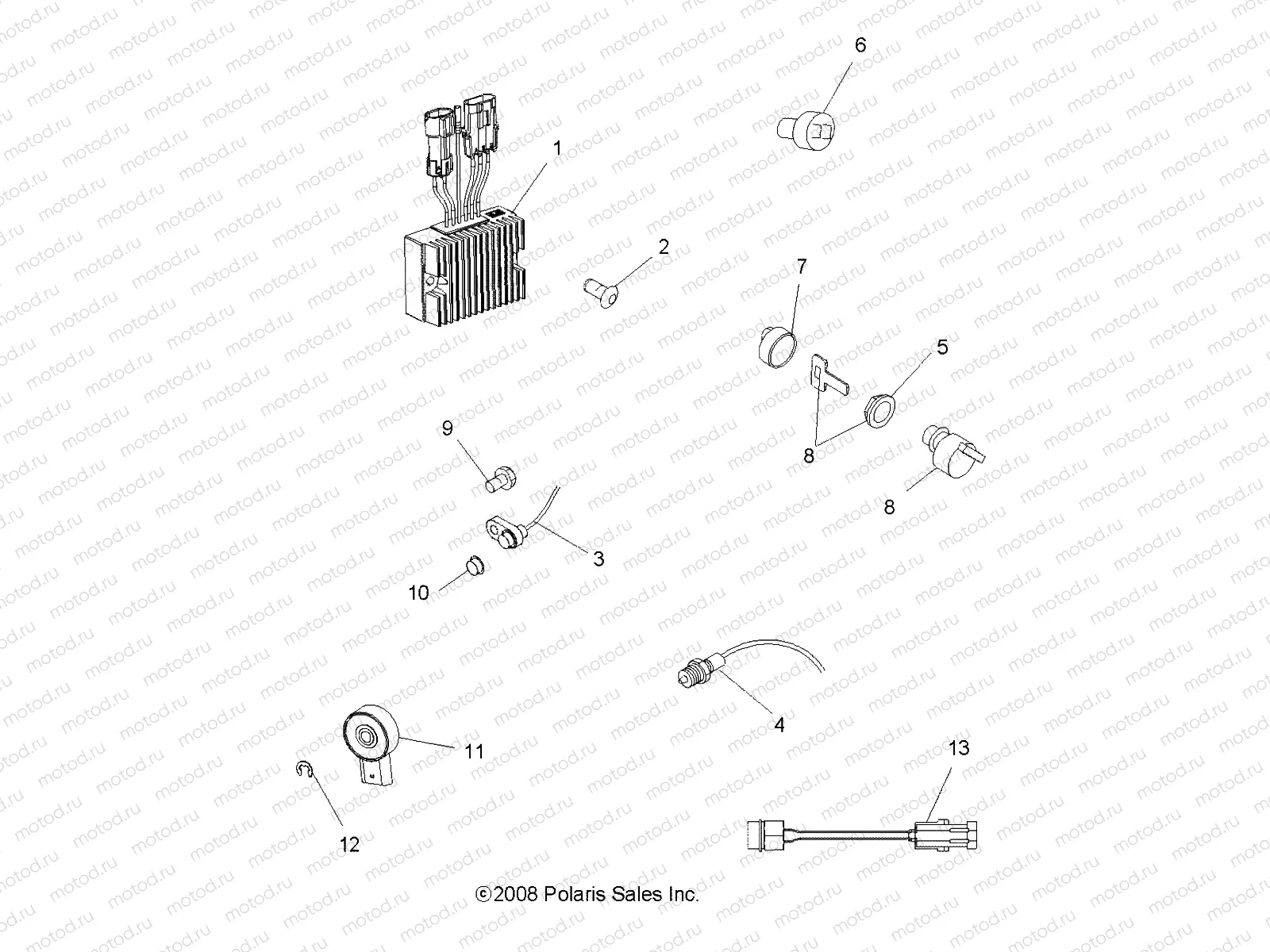 ELECTRICAL | ELECTRICAL, SWITCHES, SENSORS and ECM - A09MH50AS/AX/AZ (49ATVELECT09SP500)