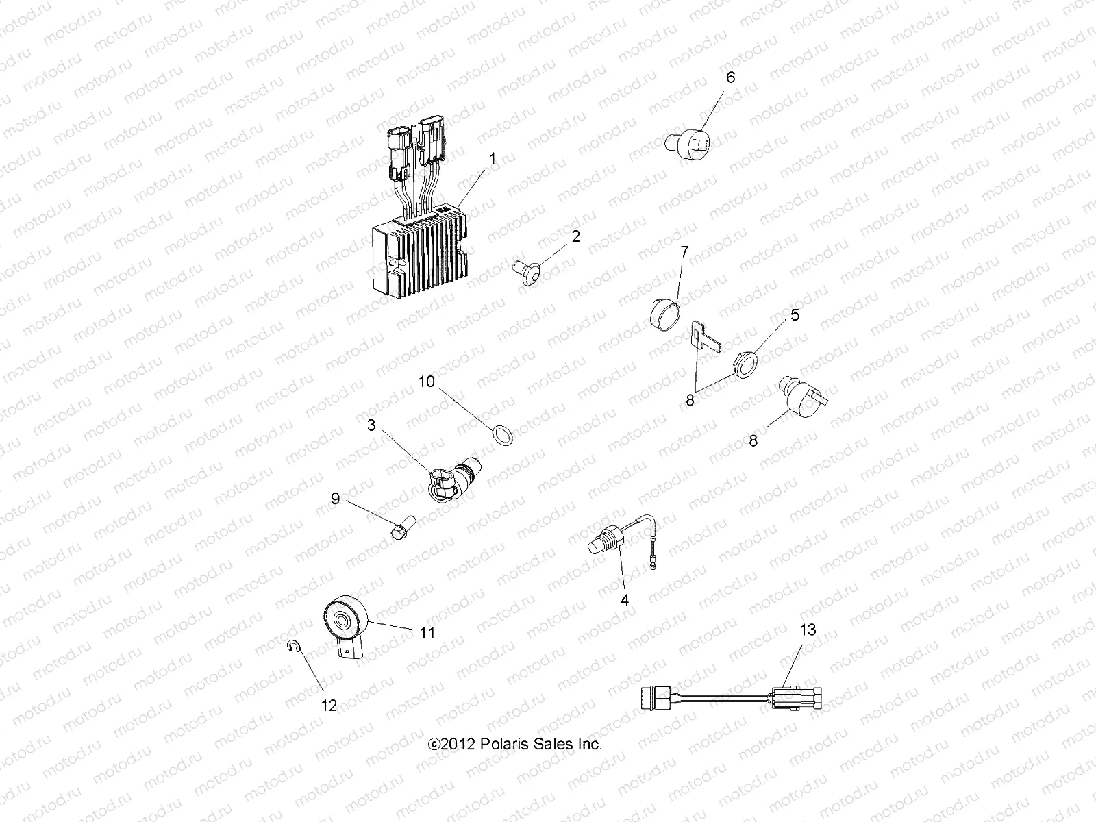 ELECTRICAL | ELECTRICAL, SWITCHES, SENSORS and ECM - A14MH46AA/AH/MS46AA (49ATVELECT12400)