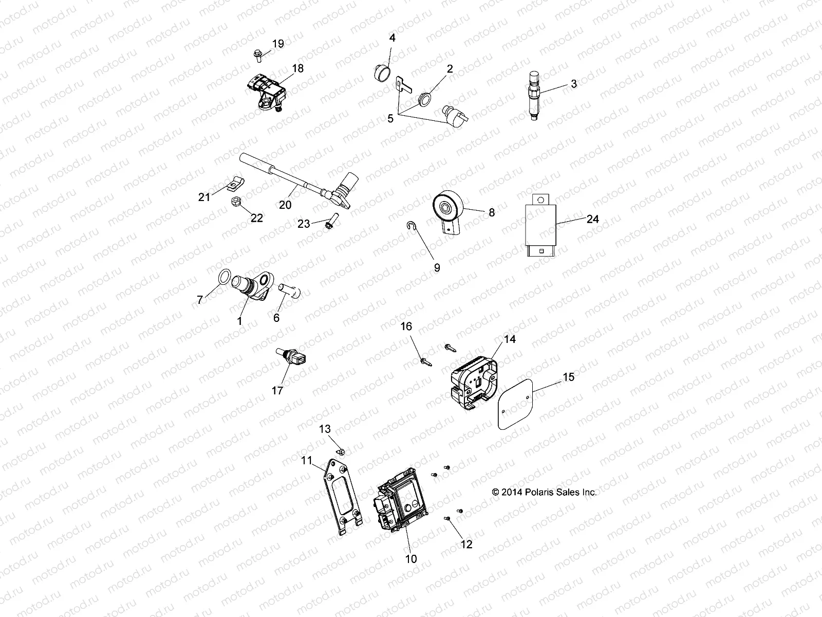 ELECTRICAL | ELECTRICAL, SWITCHES, SENSORS and ECM - A15SDA57FH (49ATVELECT15TRGEU)