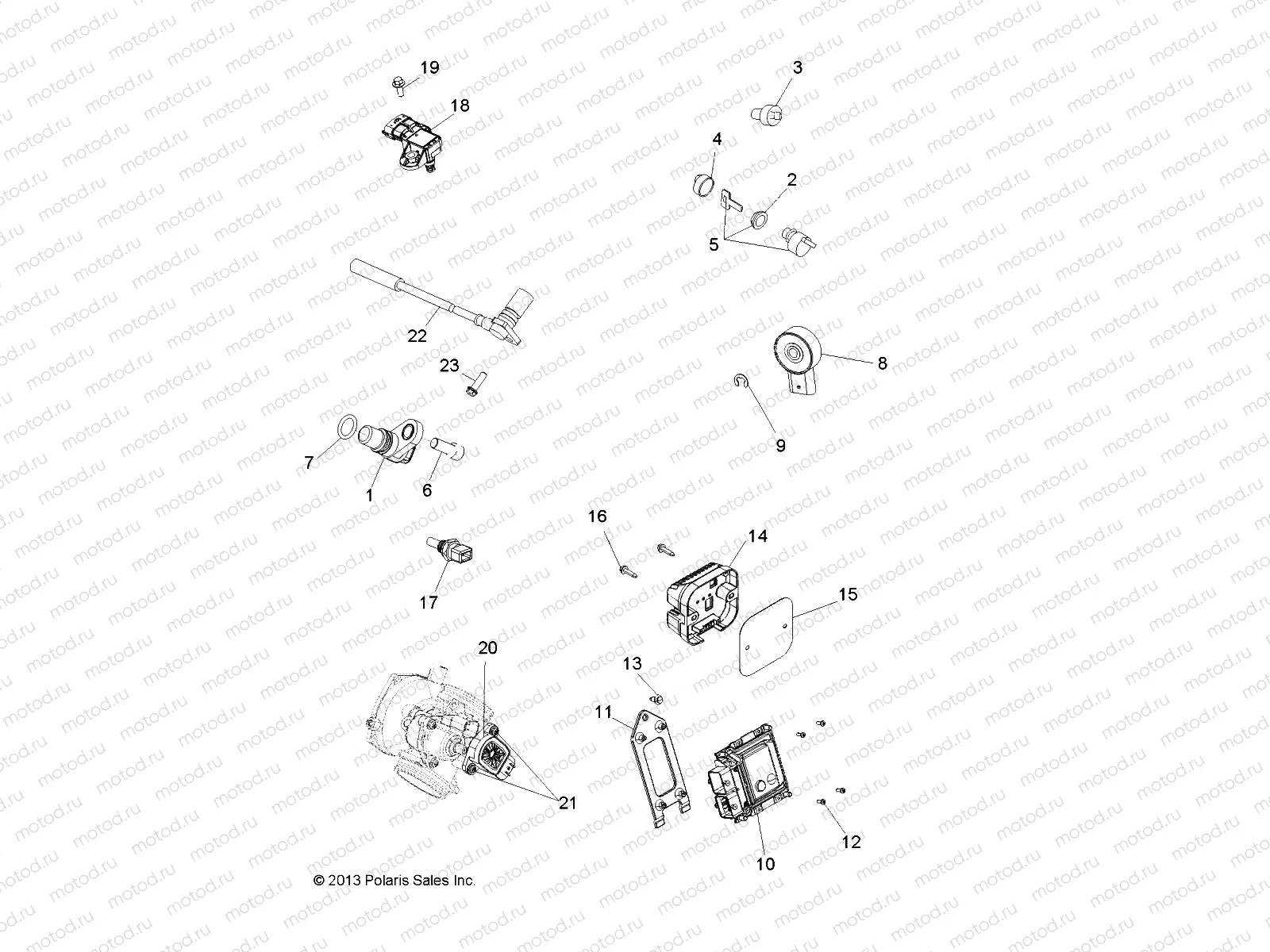 ELECTRICAL | ELECTRICAL, SWITCHES, SENSORS and ECM - A15SWE57AA/AD (49ATVELECT14SP570)