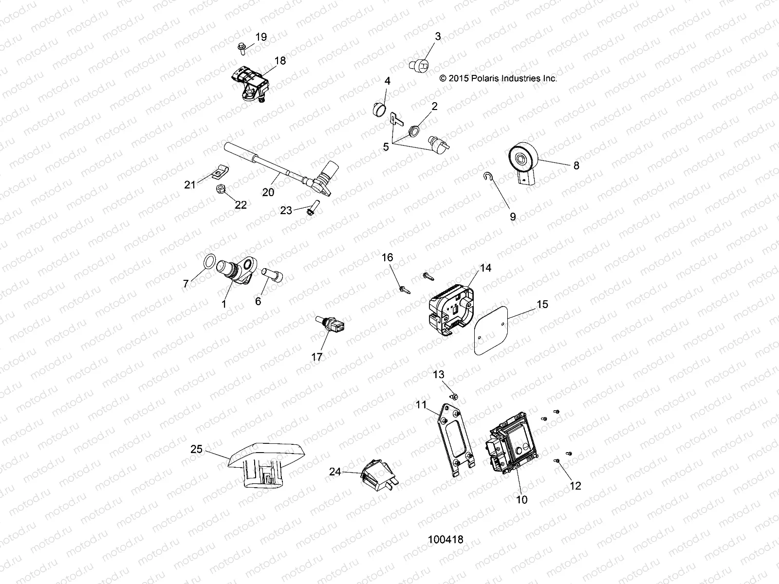 ELECTRICAL | ELECTRICAL, SWITCHES, SENSORS and ECM - A16SHS57CM (100418)