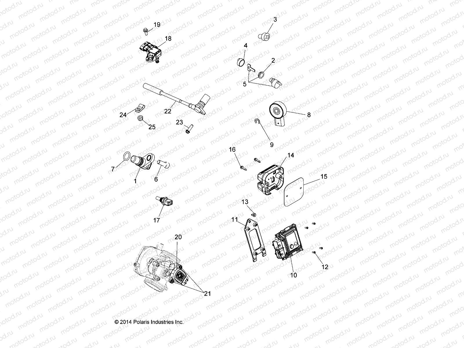 ELECTRICAL | ELECTRICAL, SWITCHES, SENSORS and ECM - A16SJE57AB (49ATVELECT1570SPTR)