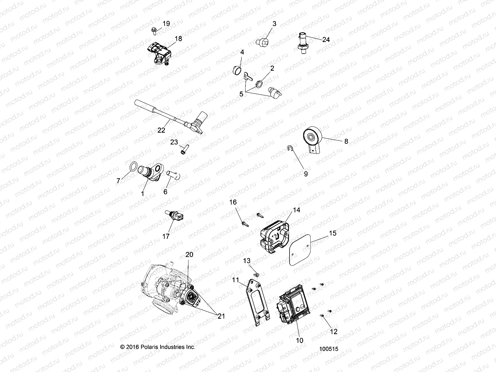 ELECTRICAL | ELECTRICAL, SWITCHES, SENSORS and ECM - A18SEA57B1/7/9/L2/L5/L7/E57B1/7/9/BK/F57B8