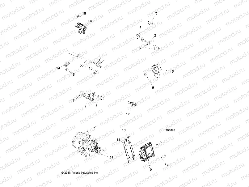 ELECTRICAL | ELECTRICAL, SWITCHES, SENSORS and ECM - A19SAA50D5