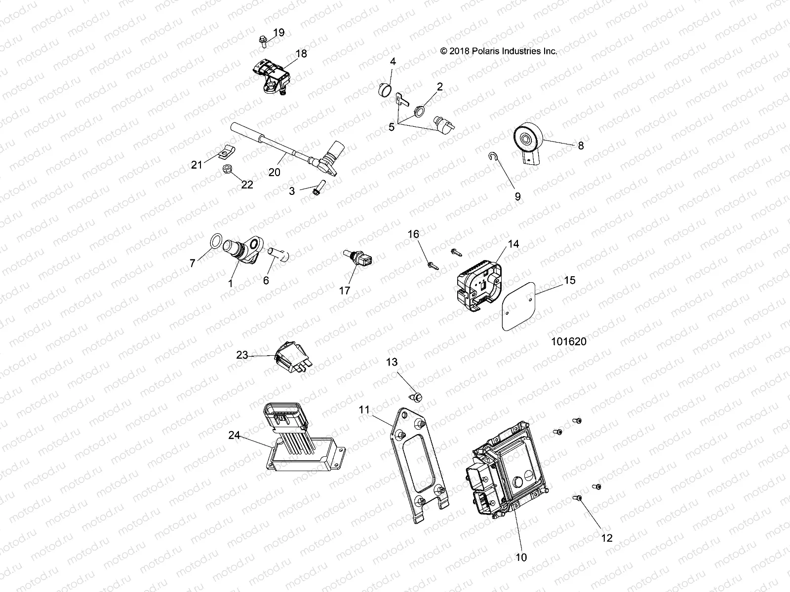 ELECTRICAL | ELECTRICAL, SWITCHES, SENSORS and ECM - A19SWE57R1