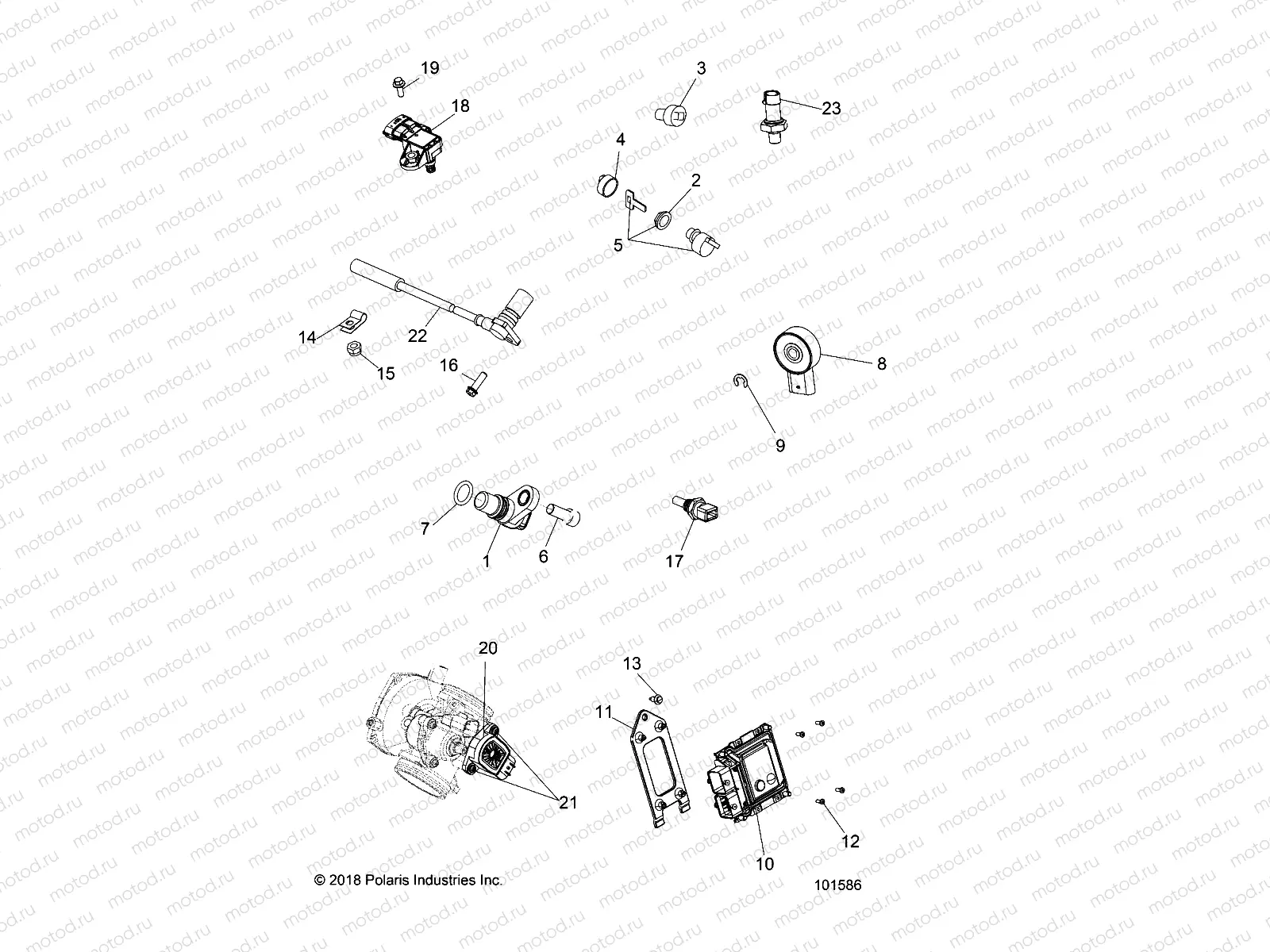 ELECTRICAL | ELECTRICAL, SWITCHES, SENSORS and ECM - A20SEJ57A1/A4/A7/A9 (101586)