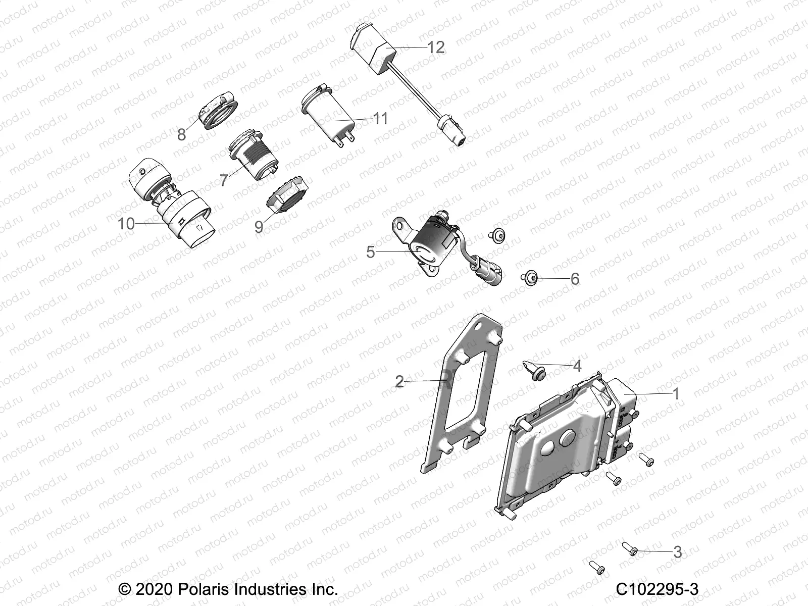 ELECTRICAL | ELECTRICAL, SWITCHES, SENSORS and ECM - A21SHY57AL/BL/Z57AD/BD (C102295-3)