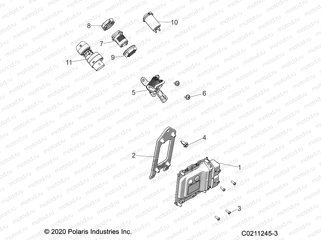 ELECTRICAL | ELECTRICAL, SWITCHES, SENSORS and ECM - A22SEA57A1/A3/A5/A9 (C0211345-3)