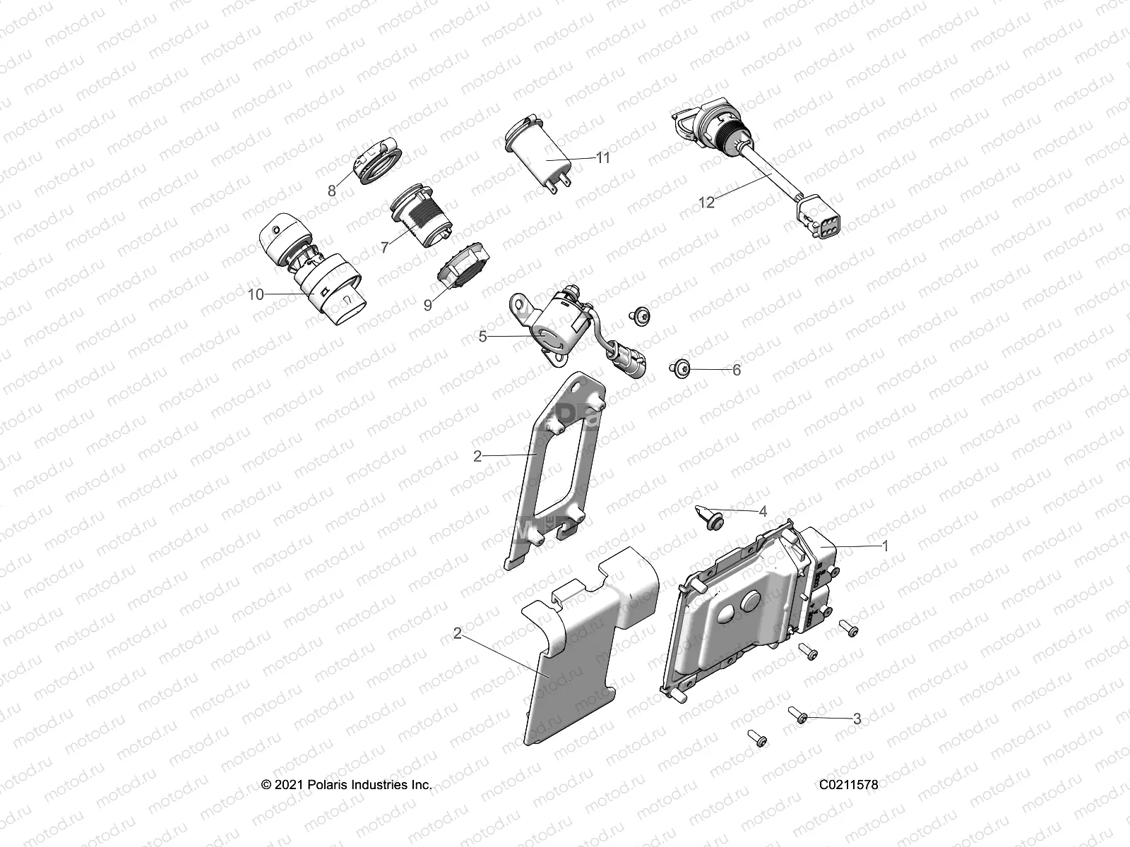 ELECTRICAL | ELECTRICAL, SWITCHES, SENSORS and ECM - A22SHR57AJ (C0211578)