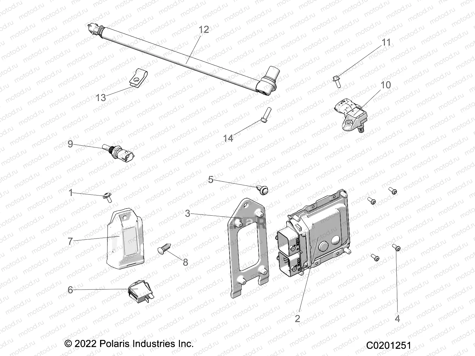 ELECTRICAL | ELECTRICAL, SWITCHES, SENSORS and ECM - A22SWE57F1/S57C1/C2/C5 (C0201251)