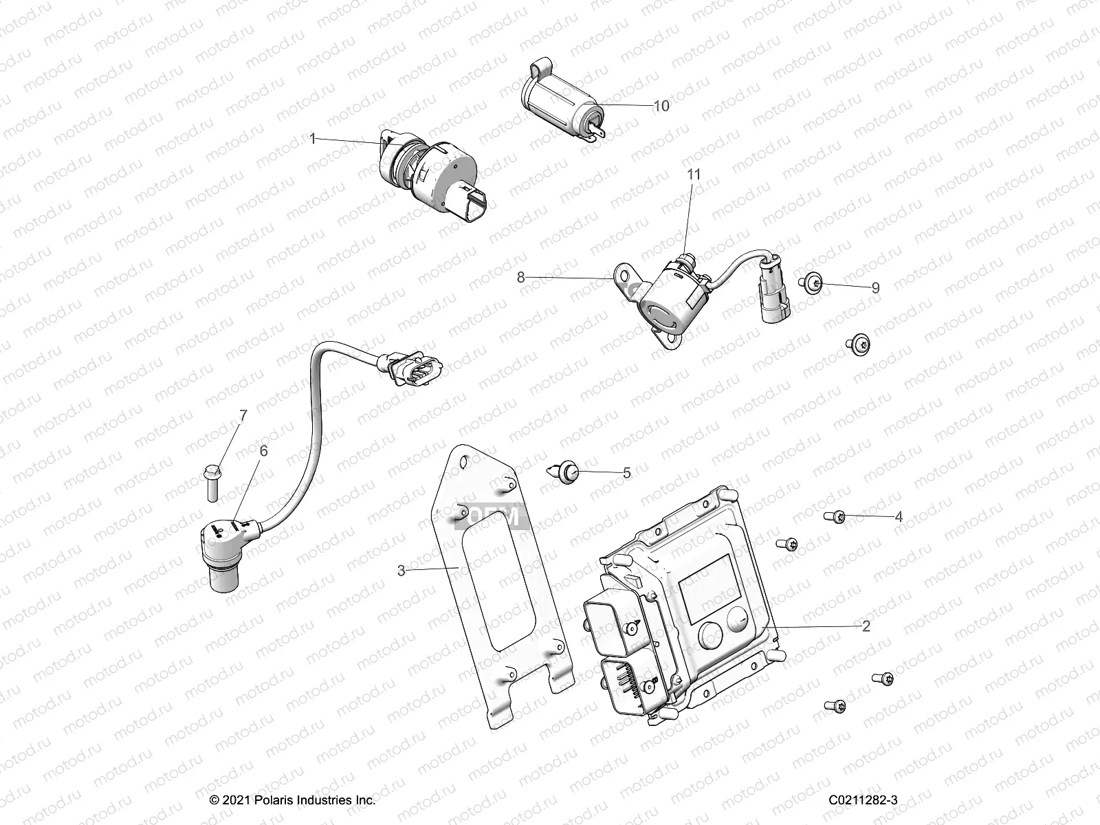 ELECTRICAL | ELECTRICAL, SWITCHES, SENSORS and ECM - A23SJE57AX (C0211282-3)