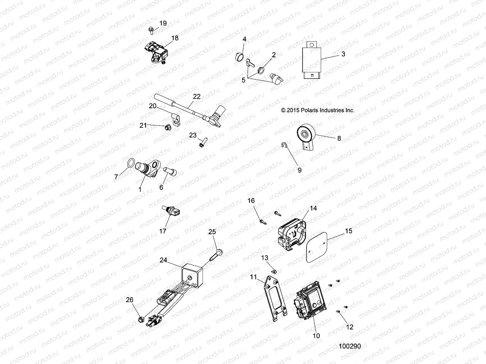 ELECTRICAL | ELECTRICAL, SWITCHES, SENSORS and ECM MODULES - A16SUC57C1 (100290)