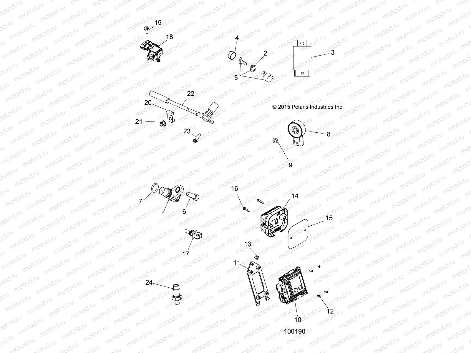 ELECTRICAL | ELECTRICAL, SWITCHES, SENSORS and ECM MODULES - A16SUH57N6 (100190)