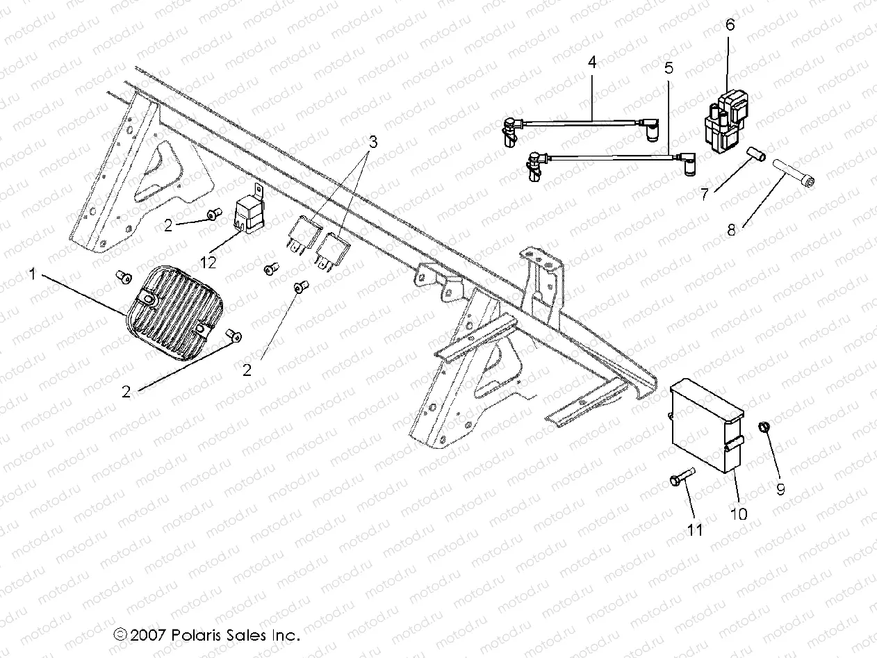 ELECTRICAL | ELECTRICAL, SWITCHES, SENSORS and ECU - R08RH68 ALL OPTIONS (49RGRELECT087004X4)