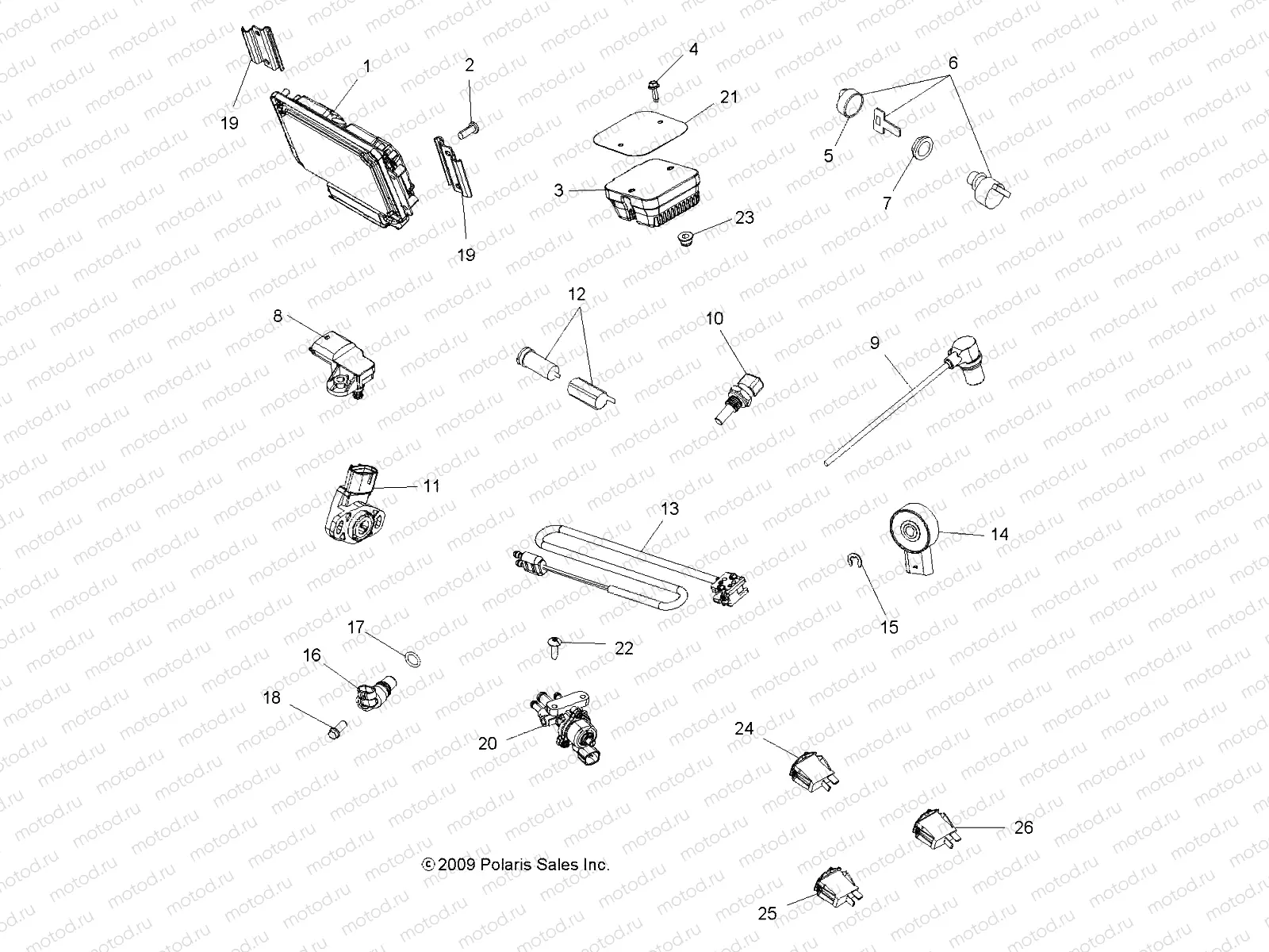 ELECTRICAL | ELECTRICAL, SWITCHES, SENSORS, ECU and CONTROL MODULES - A10ZX85AK/AL/AS/AT/AX (49ATVSWITCHES10SPEPS850)