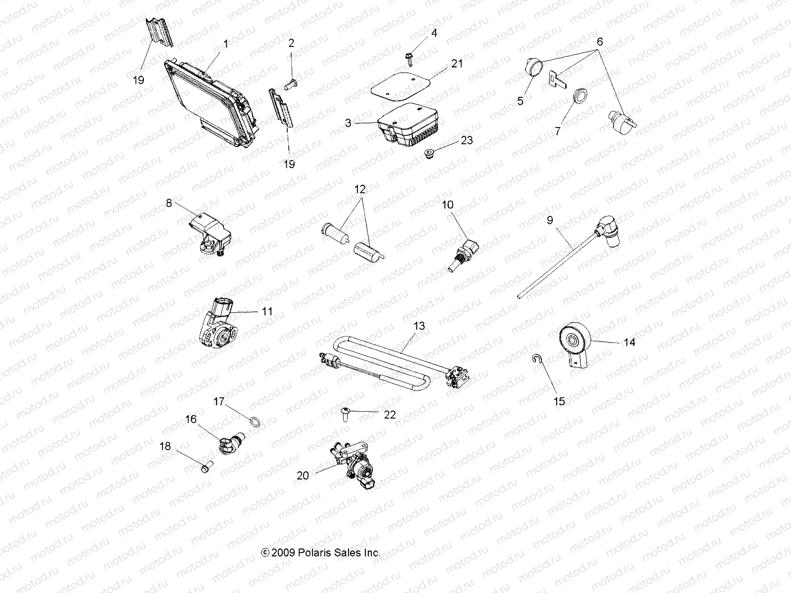 ELECTRICAL | ELECTRICAL, SWITCHES, SENSORS, ECU and CONTROL MODULES - A11TN85AA (49ATVSWITCHES10SPTRGEPS)