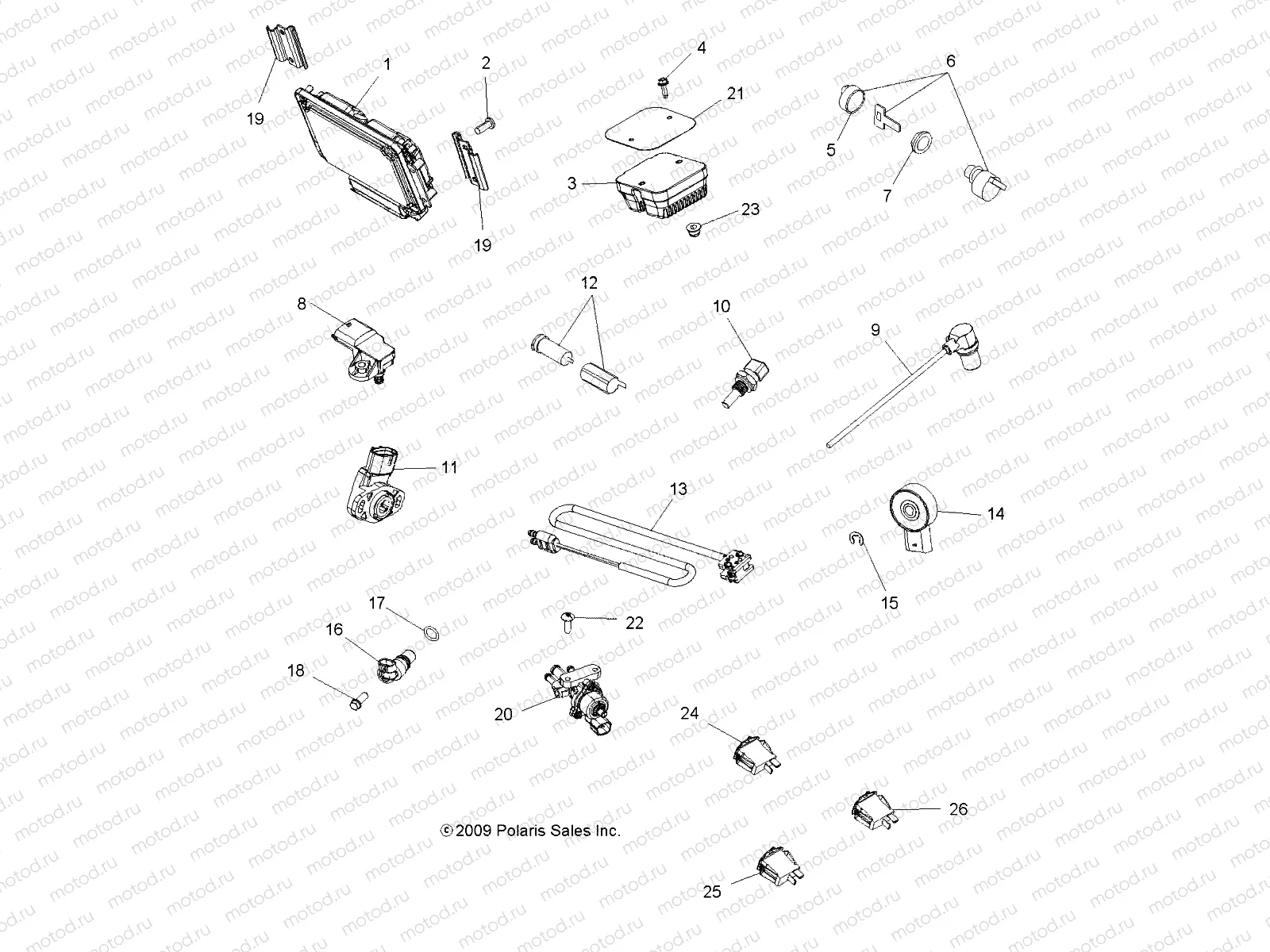 ELECTRICAL | ELECTRICAL, SWITCHES, SENSORS, ECU and CONTROL MODULES - A11ZX85AB/AK/AL/AO/AS/AT/AW/AX (49ATVSWITCHES11SPXPEPS850)