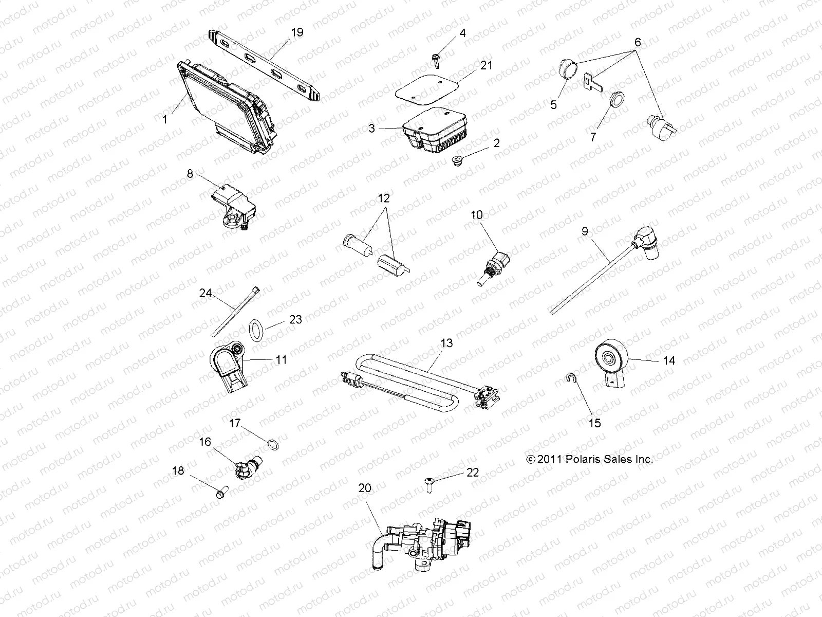 ELECTRICAL | ELECTRICAL, SWITCHES, SENSORS, ECU and CONTROL MODULES - A12ZN85AA/AQ/AZ (49ATVSWITCHES12SPXP850)