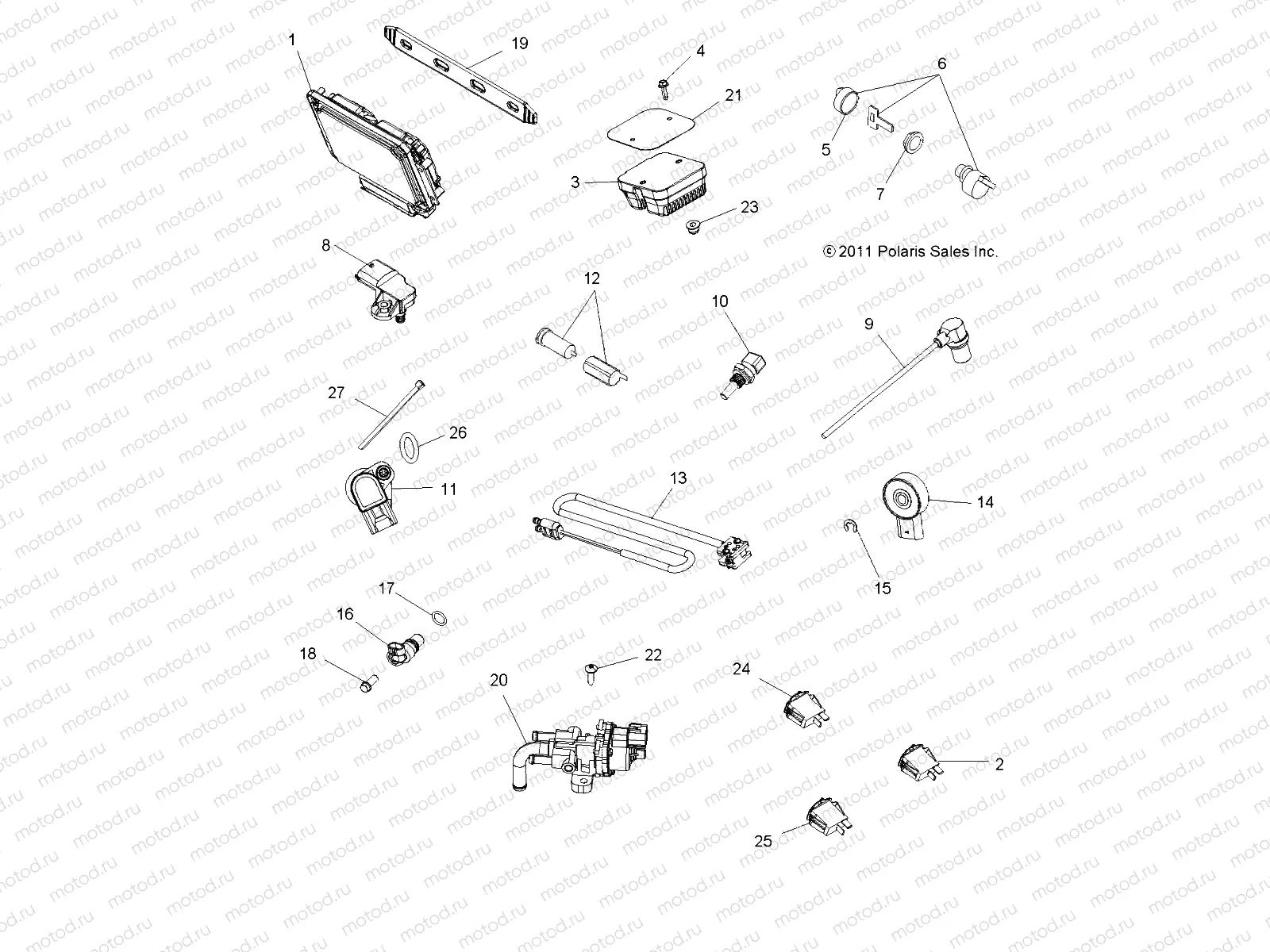 ELECTRICAL | ELECTRICAL, SWITCHES, SENSORS, ECU and CONTROL MODULES - A12ZN8EAD/EAH/EAL/EAM/EAO/EAS/EAT (49ATVSWITCHES12SPXPEPS850)