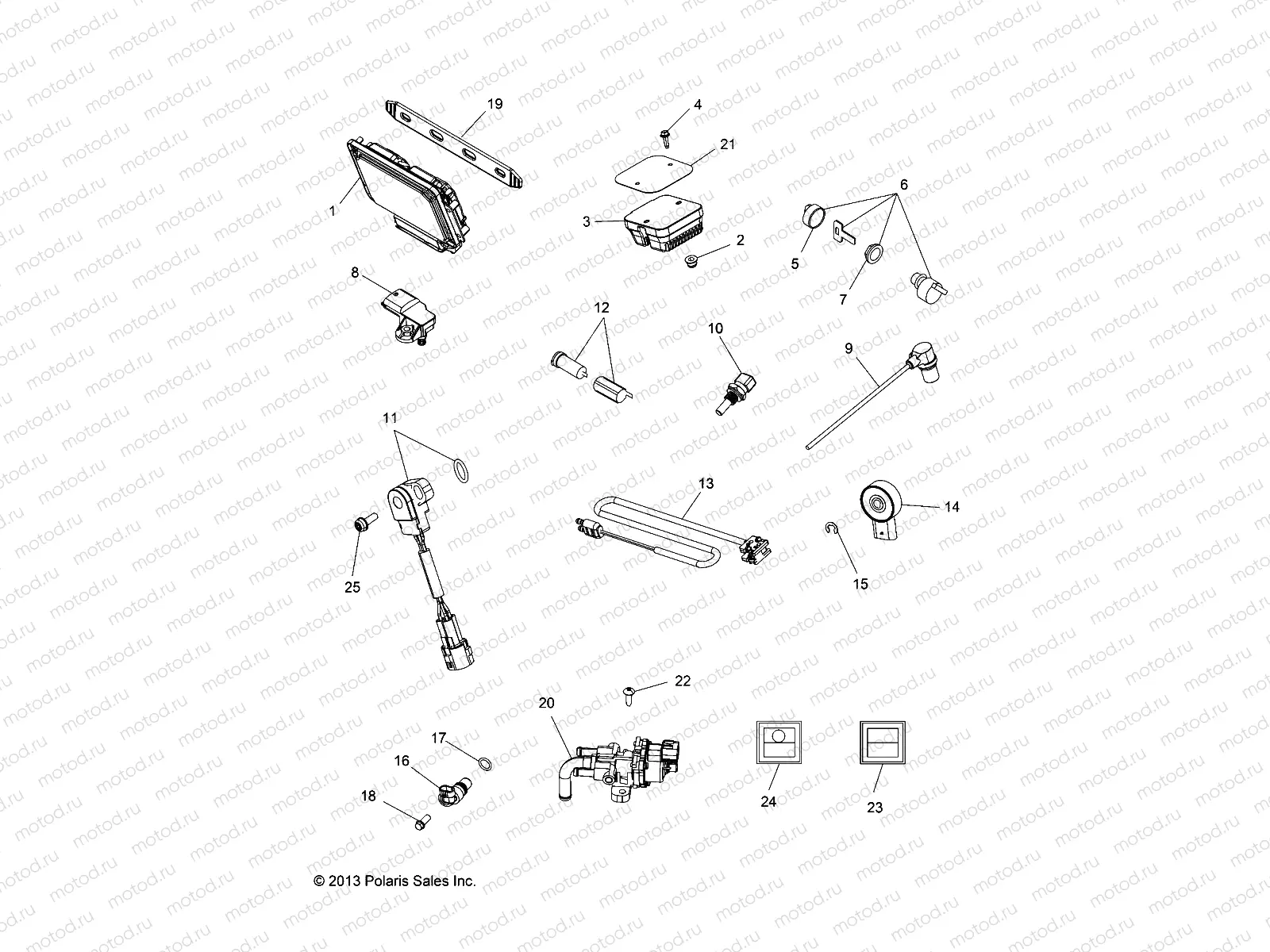 ELECTRICAL | ELECTRICAL, SWITCHES, SENSORS, ECU and CONTROL MODULES - A14YN8EAJ/EAT (49MVSWITCHES14850WV)