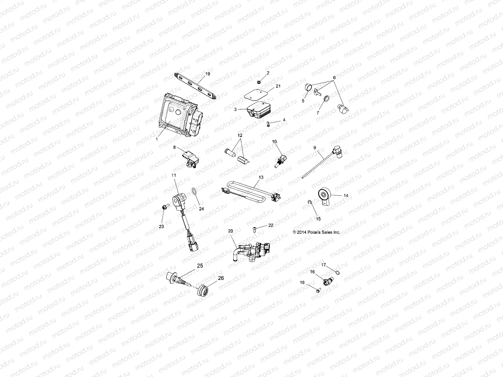 ELECTRICAL | ELECTRICAL, SWITCHES, SENSORS, ECU and CONTROL MODULES - A15SVA85HD (49ATVSWITCHES15SCRAM850)