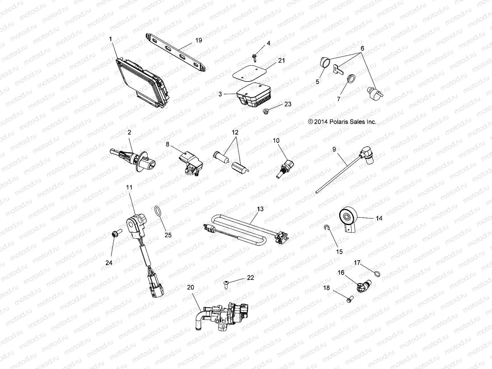 ELECTRICAL | ELECTRICAL, SWITCHES, SENSORS, ECU and CONTROL MODULES - A15SXE95AC/AK/AW/L95AM (49ATVSWITCHES15850SP)