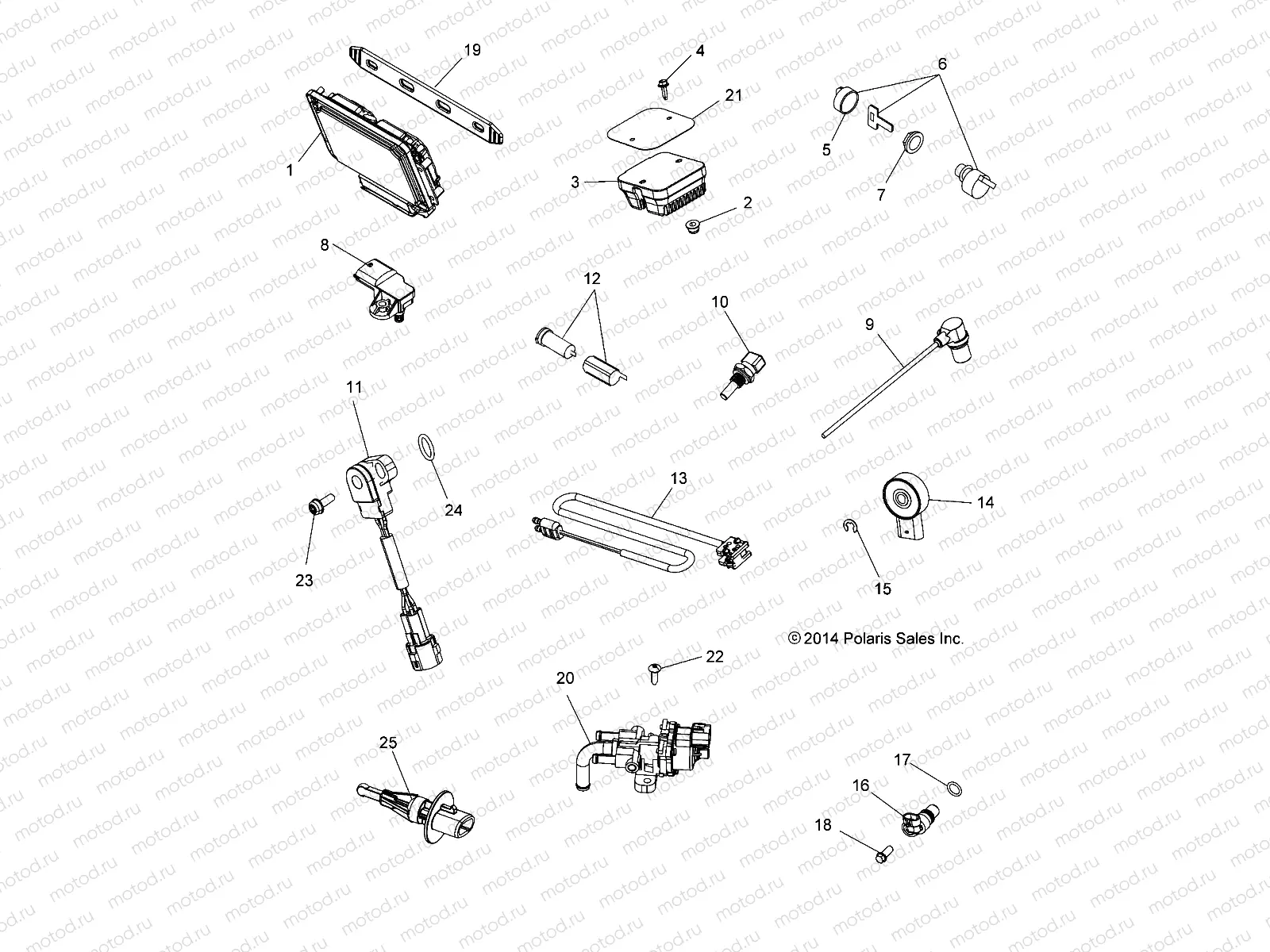 ELECTRICAL | ELECTRICAL, SWITCHES, SENSORS, ECU and CONTROL MODULES - A15SYE85HS (49ATVSWITCHES15850TRG)