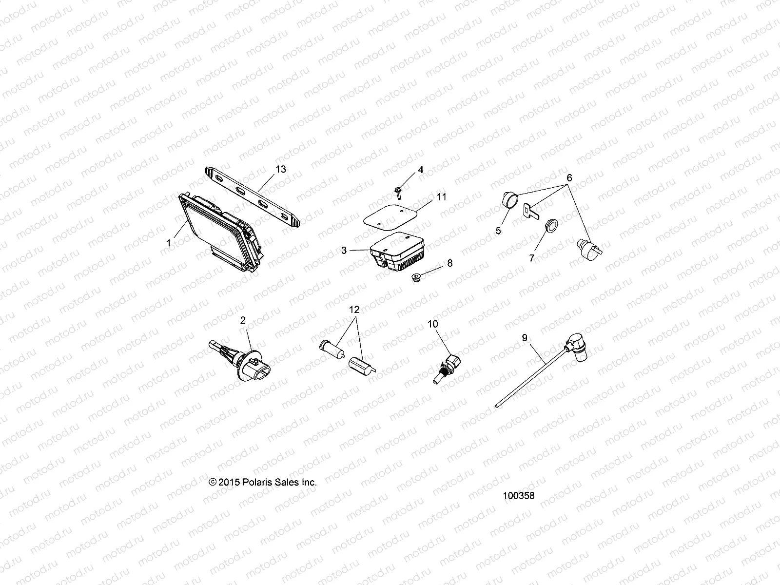 ELECTRICAL | ELECTRICAL, SWITCHES, SENSORS, ECU and CONTROL MODULES - A16SXE95NK/A95N2 (100358)