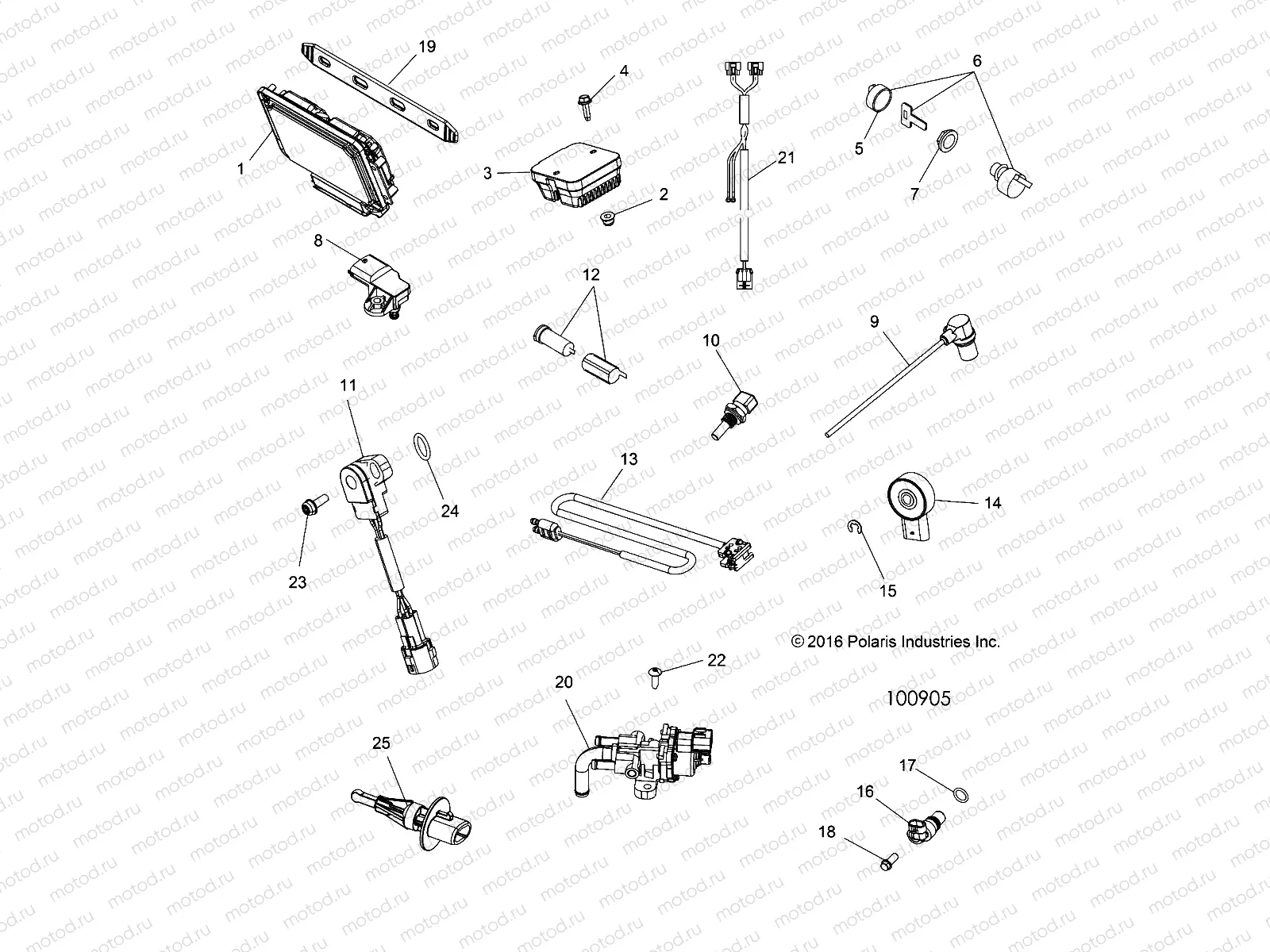 ELECTRICAL | ELECTRICAL, SWITCHES, SENSORS, ECU and CONTROL MODULES - A18SYE85BB (100905)