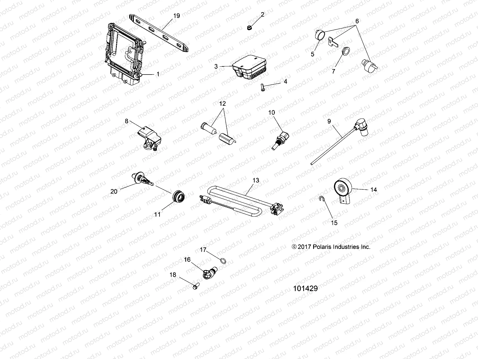 ELECTRICAL | ELECTRICAL, SWITCHES, SENSORS, ECU and CONTROL MODULES - A19SVE95FR