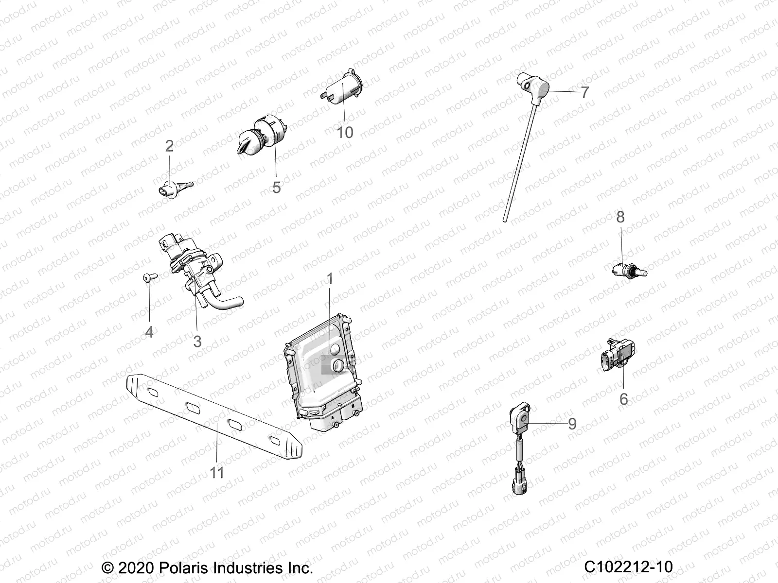 ELECTRICAL | ELECTRICAL, SWITCHES, SENSORS, ECU and CONTROL MODULES - A21SYE95AD/CAD (C102212-10)
