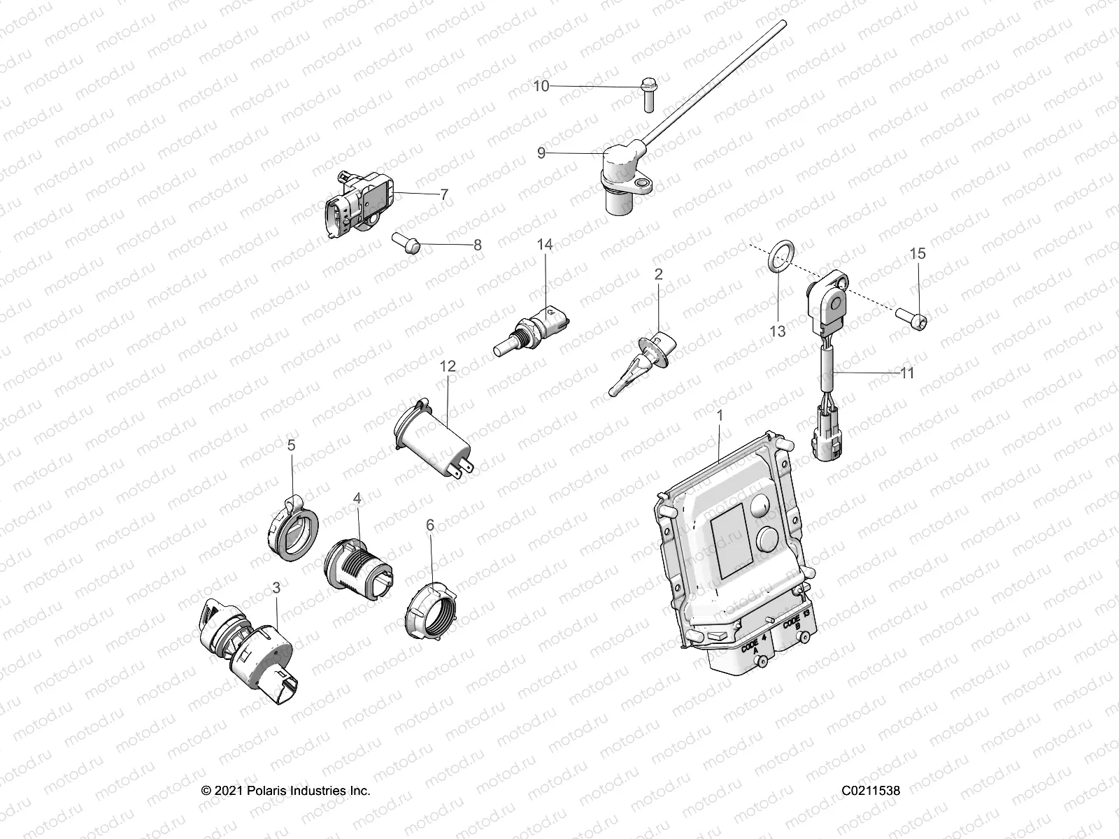 ELECTRICAL | ELECTRICAL, SWITCHES, SENSORS, ECU and CONTROL MODULES - A22SXE85A9/AF/AX (C0211538)