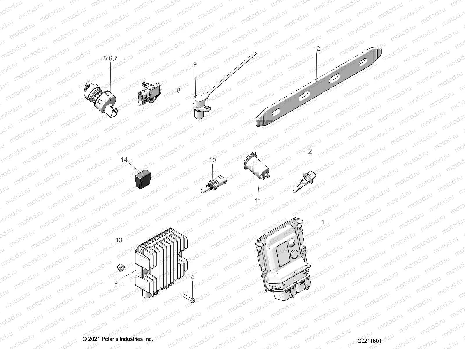 ELECTRICAL | ELECTRICAL, SWITCHES, SENSORS, ECU and CONTROL MODULES - A23SXE95PG/PK (C0211601)