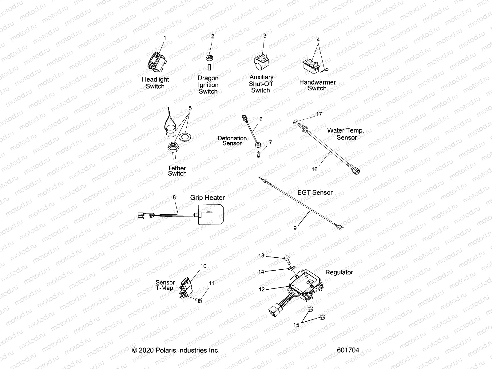 ELECTRICAL | ELECTRICAL, SWITCHES/COMPONENTS - S22MDX6DSA/6DEA (601704)