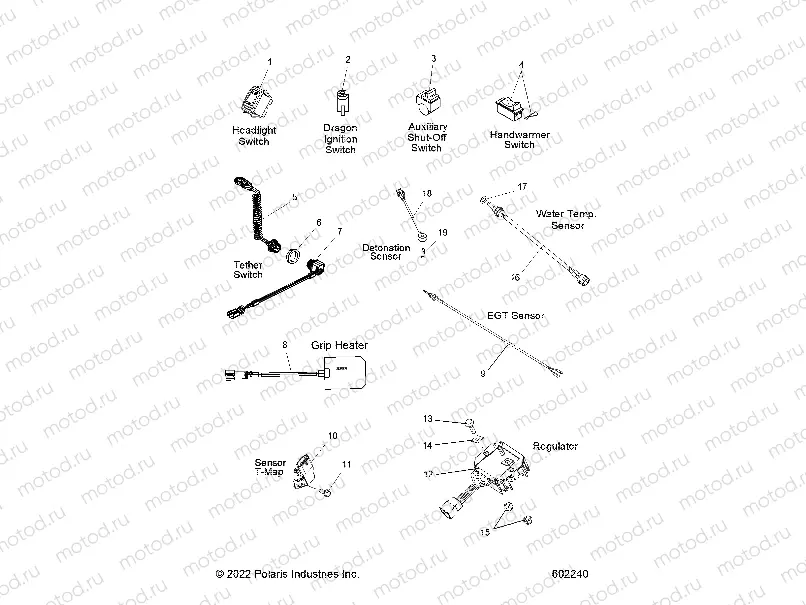 ELECTRICAL | ELECTRICAL, SWITCHES/COMPONENTS - S23MDX6DSA/6DEA (602240)