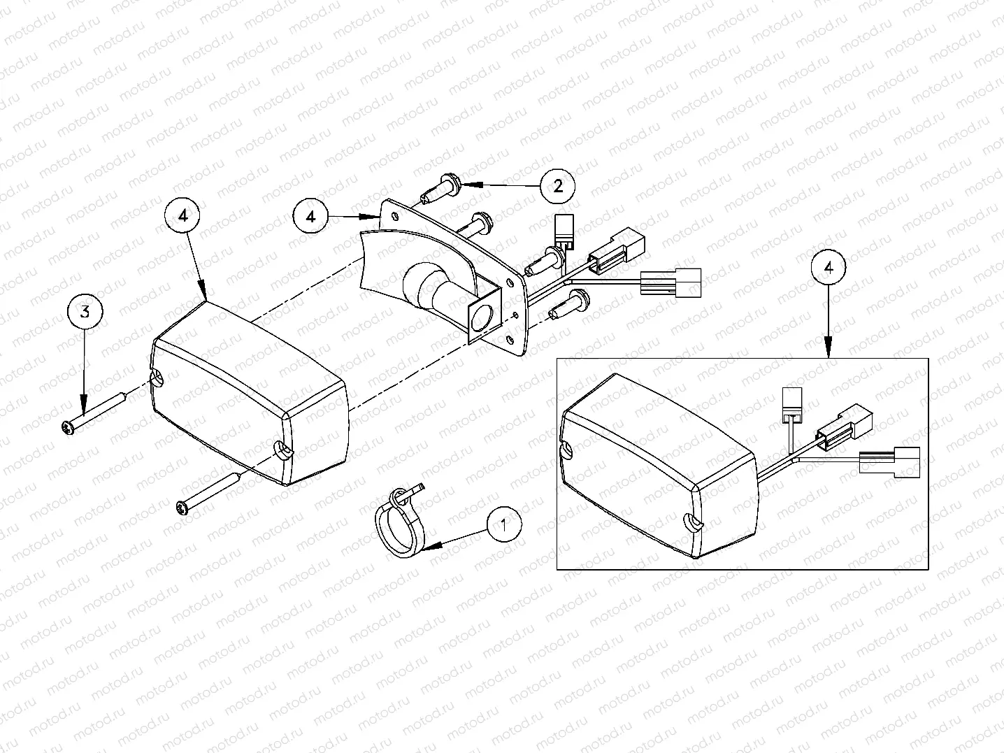 ELECTRICAL | ELECTRICAL, TAIL LIGHTS, PASSENGER - e2/e4/e6 (49GEMELECTRICAL11TAIL)
