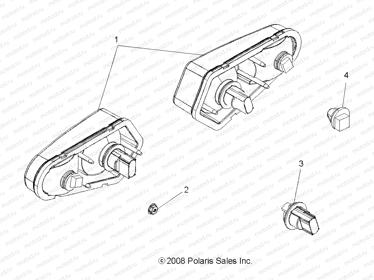 ELECTRICAL | ELECTRICAL, TAILLAMPS - A14DH57FJ (49ATVTAILLAMPS08SP800EFI)
