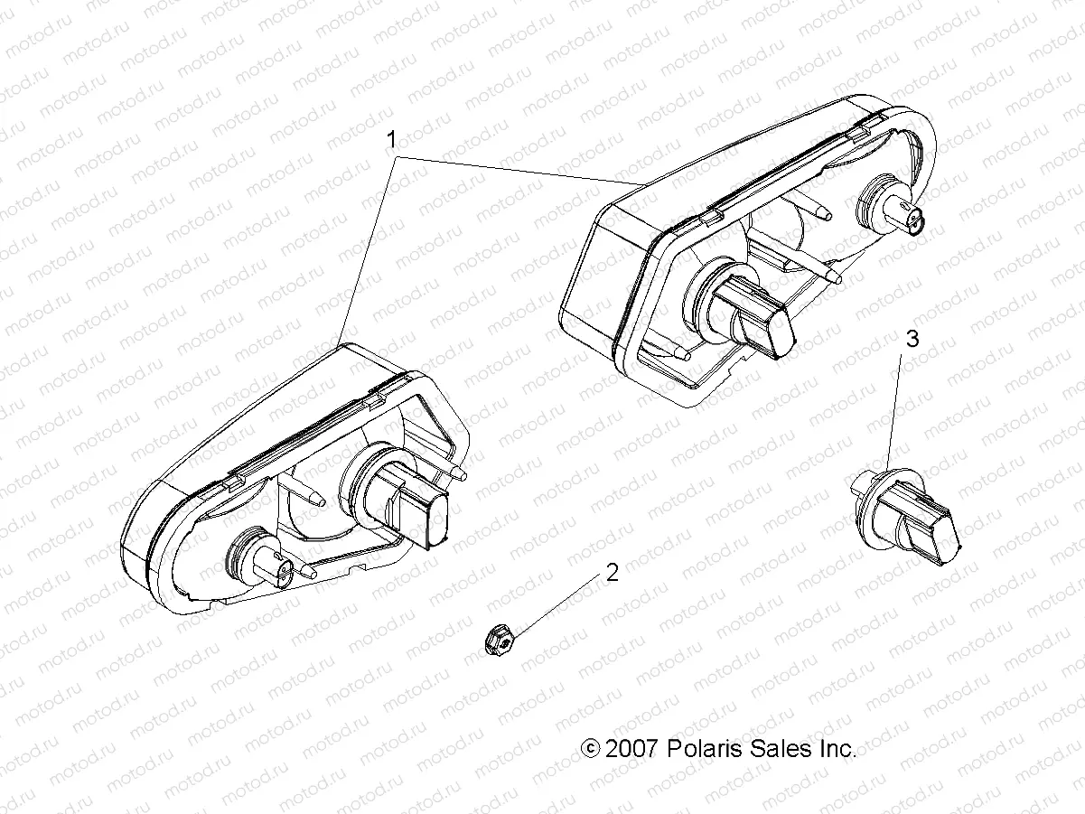 ELECTRICAL | ELECTRICAL, TAILLAMPS - A15SEE57AA/AC/AJ (49ATVTAILLAMPS08SP500)