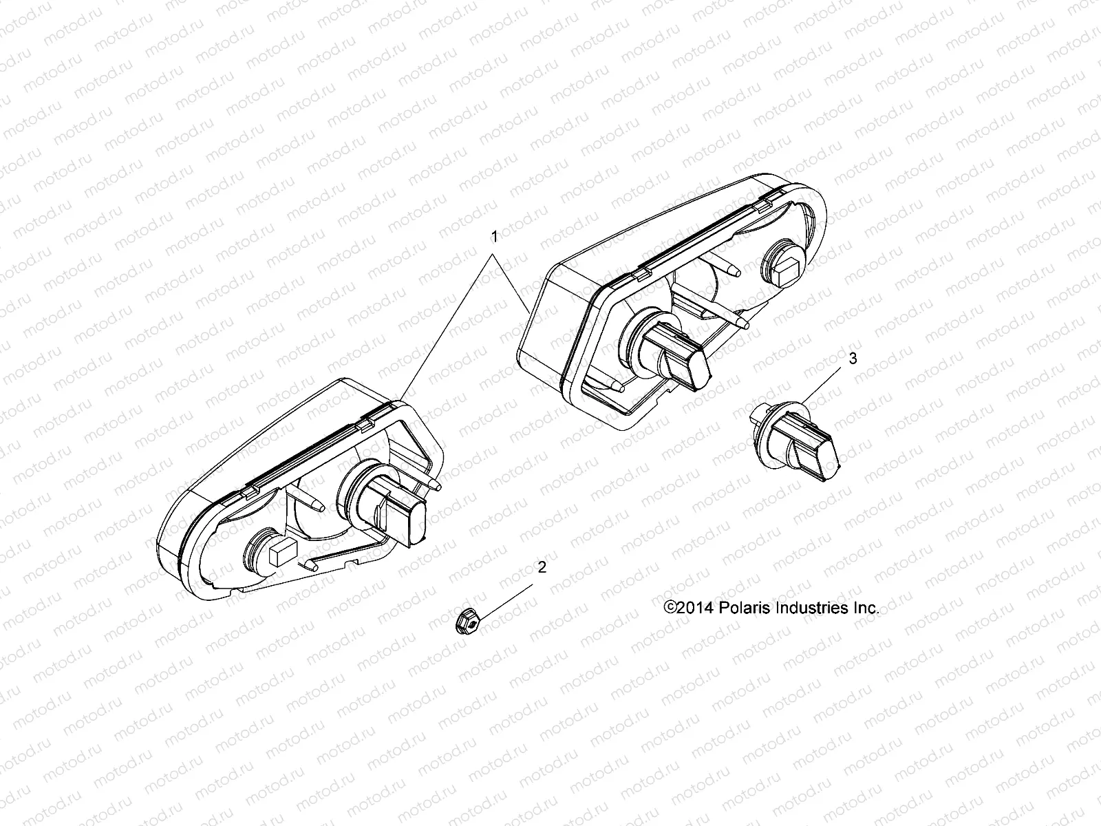 ELECTRICAL | ELECTRICAL, TAILLAMPS - A19SJE57BH (49ATVTAILLAMPS1570SPTR)