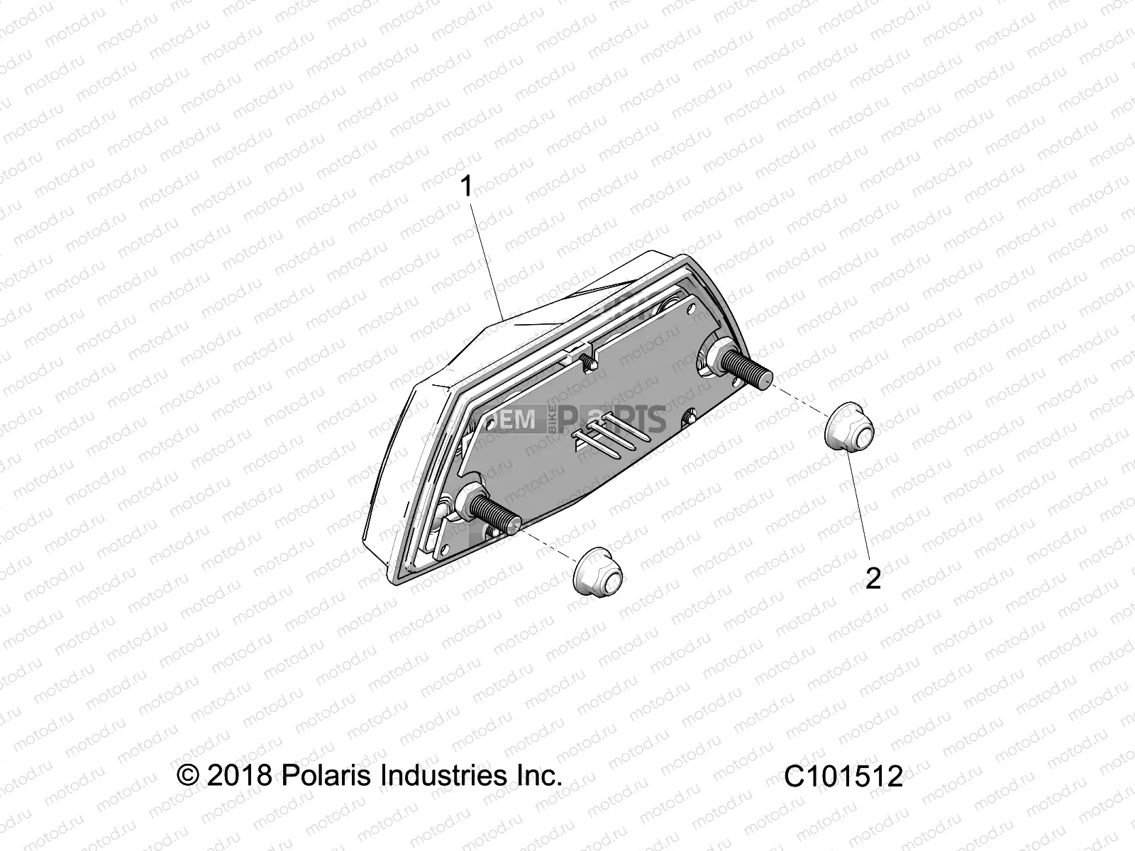 ELECTRICAL | ELECTRICAL, TAILLIGHT - A20SGE95AK (C101512)