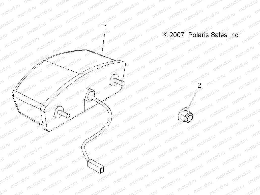 ELECTRICAL | ELECTRICAL, TAILLIGHTS - A09LB27AA (49ATVTAILLAMPS08SP300)