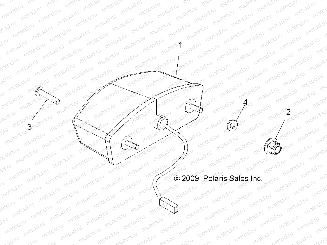 ELECTRICAL | ELECTRICAL, TAILLIGHTS - A10NG50AA (49ATVTAILLAMPS10TBLZR)
