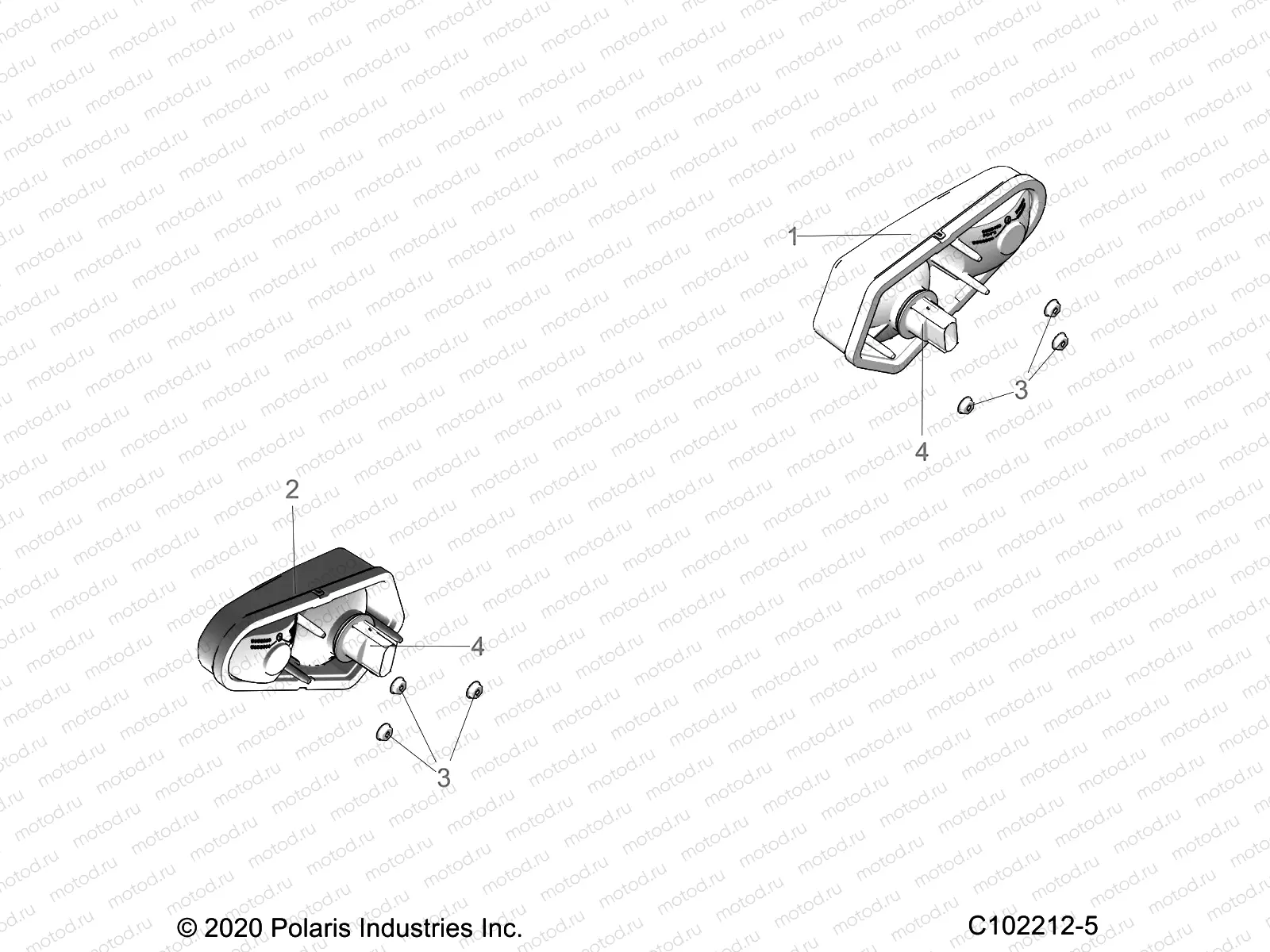 ELECTRICAL | ELECTRICAL, TAILLIGHTS - A21SYE95AD/CAD (C102212-5)