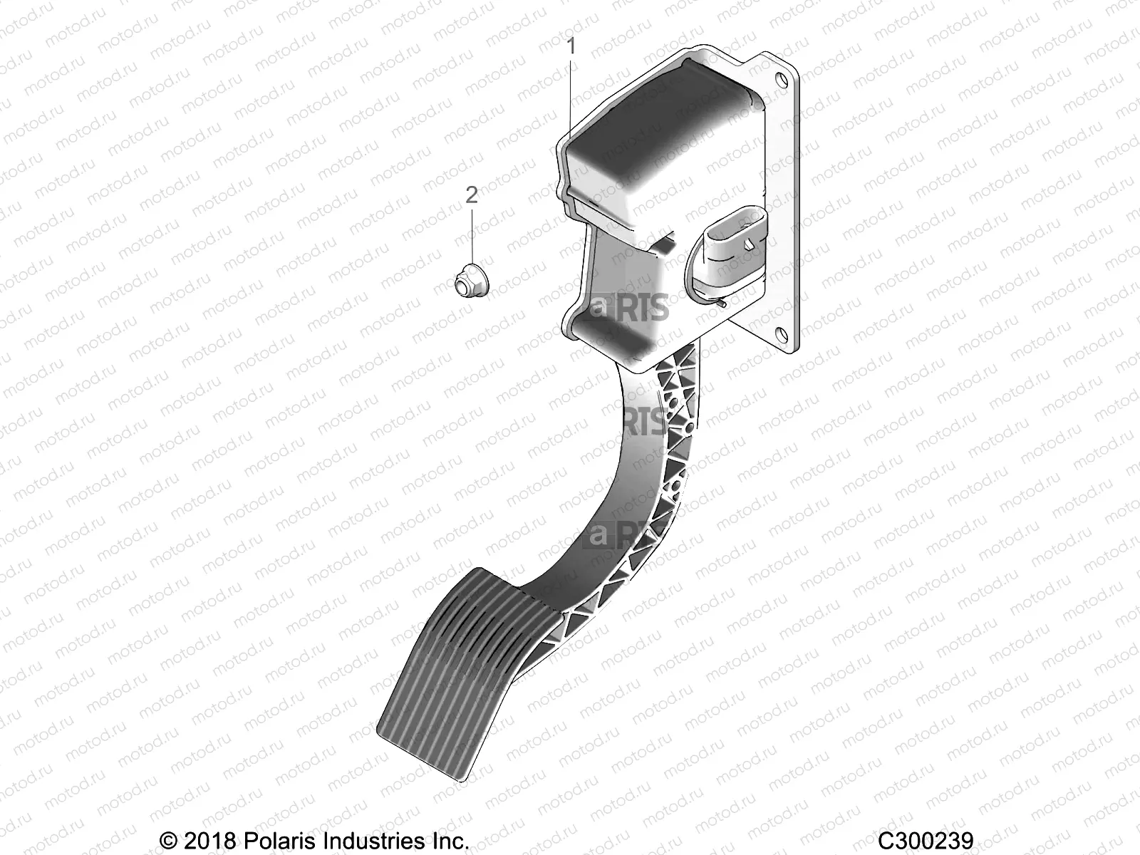 ELECTRICAL | ELECTRICAL, THROTTLE PEDAL - L19U2NAFLA (C300239)