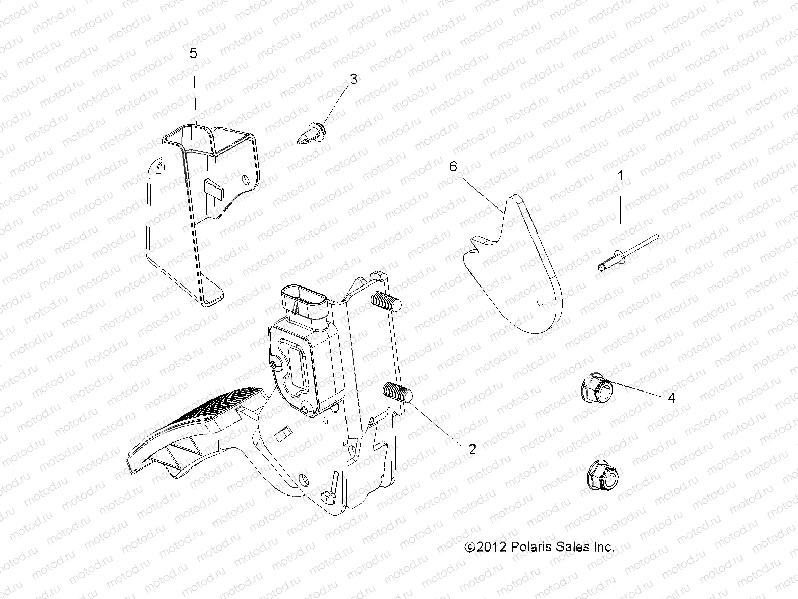 ELECTRICAL | ELECTRICAL, THROTTLE PEDAL - R13UH88/UH9E ALL OPTIONS (49RGRTHROTTLEPEDAL13900XP)