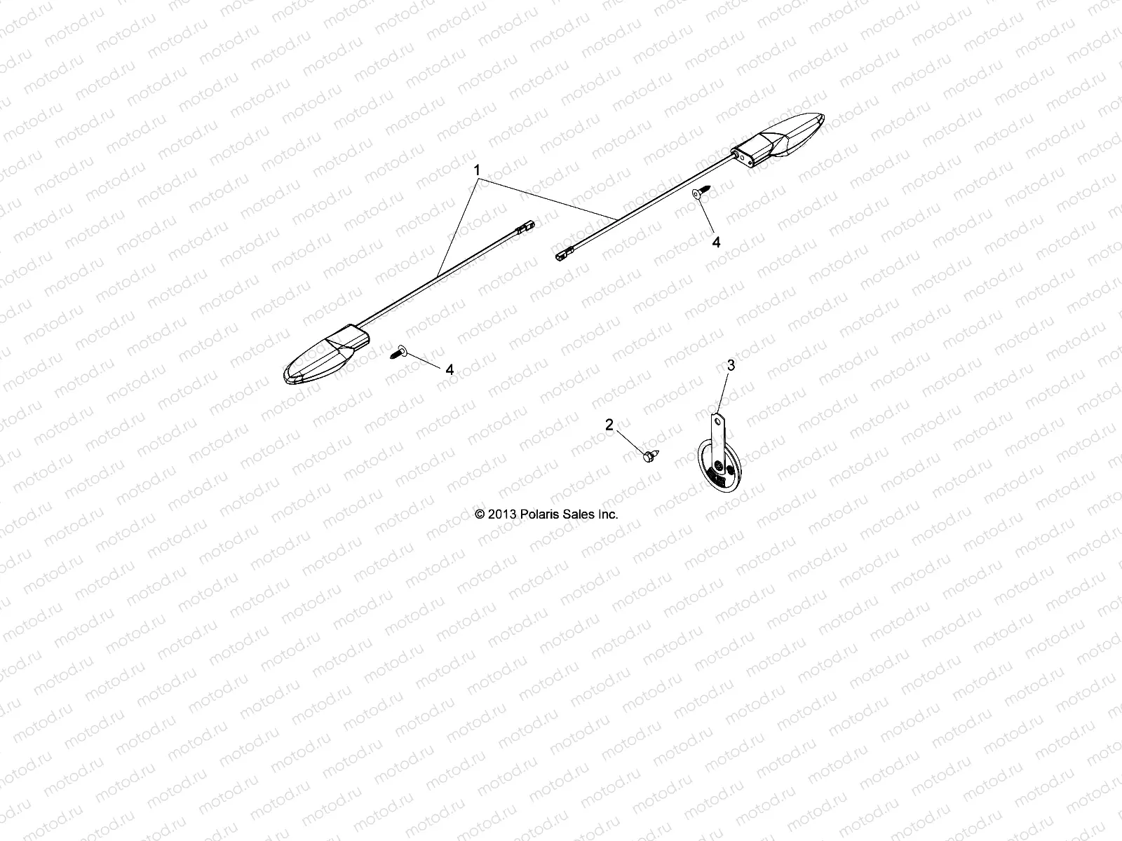ELECTRICAL | ELECTRICAL, TURN SIGNALS and HORN - A14MX5ETH (49ATVTURNSIG14570UTE)
